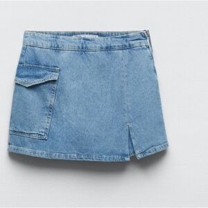 Zara denim skort size XS